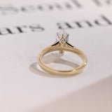 Stunning 1.0 - 2.0 CT Marquise Moissanite Engagement Ring Solitaire Style 5