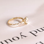 Stunning 1.0 - 2.0 CT Oval Moissanite Engagement Ring with Pave Design 9