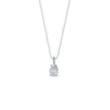 1.0 CT Pear Cut Moissanite Diamond Solitaire Pendant Necklace in Solid Gold 4