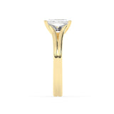 Stunning 2.0 CT Emerald Moissanite Engagement Ring with Split Shank Design 3