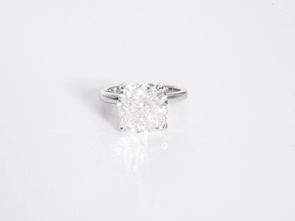 Stunning 4.50 CT Cushion Moissanite Engagement Ring with Solitaire Design 1