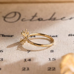 Stunning 2.0 CT Marquise Cut Moissanite Engagement Ring with Solitaire Design 7