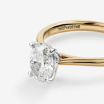 Stunning 1 CT Oval Moissanite Engagement Ring In Solitaire Design 5