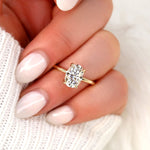 Stunning 2.5 CT Oval Moissanite Engagement Ring with Solitaire Design 6