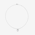 Round Cut Cubic Zirconia in 925 Sterling Silver Necklace 3
