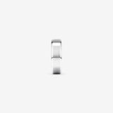 0.15 CT Cushion Moissanite Flush Men's Wedding Band in Solid Gold 3
