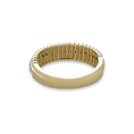 Stunning 0.3 TCW Round Moissanite Stones Twisted Wedding Band 5
