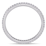 Round Cut Cubic Zirconia in 925 Sterling Silver Wedding Bands 6