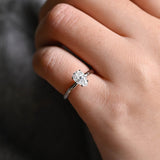 Stunning 2.0 CT Pear Moissanite Engagement Ring with Solitaire Design 8