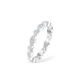 Stunning 0.2 TCW Round Moissanite Stones Vintage Wedding Bands 2