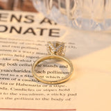 3.0 CT Round Shaped Moissanite Engagement Ring With Solitaire Style 2