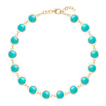 14.4 TCW Round Topaz Lab Made Diamond- December Birthstone Bracelet 1