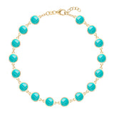 14.4 TCW Round Topaz Lab Made Diamond- December Birthstone Bracelet 1