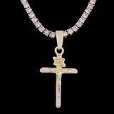 Crucifix Silver Pendant for Him 10