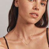 Round Cut Cubic Zirconia in 925 Sterling Silver Necklace 2