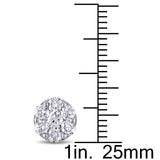 1.0 CT Round Cut Cubic Zirconia in 925 Sterling Silver Jewelry 6