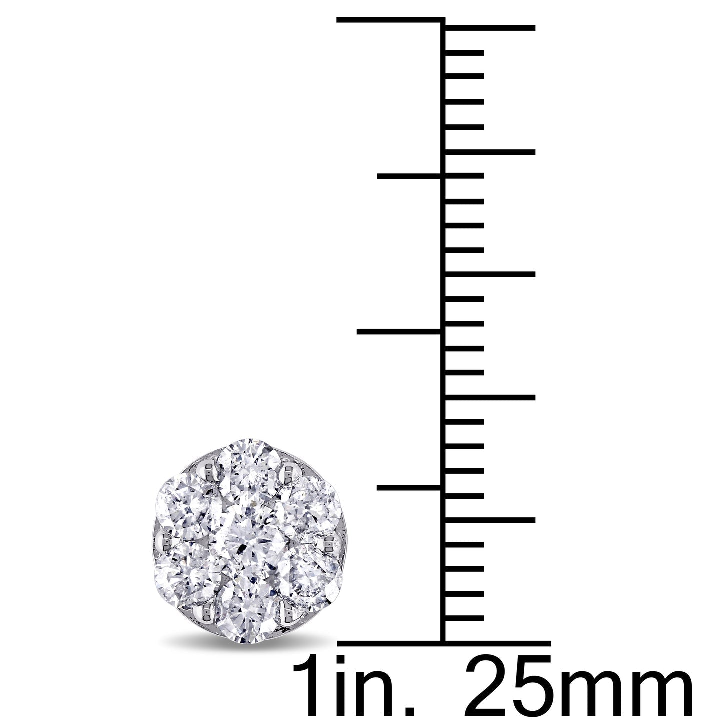 1.0 CT Round Cut Cubic Zirconia in 925 Sterling Silver Jewelry 8