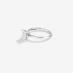 Stunning 1.25 CT Radiant Moissanite Engagement Ring in Solitaire Design 2