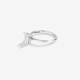 Stunning 1.25 CT Radiant Moissanite Engagement Ring in Solitaire Design 2