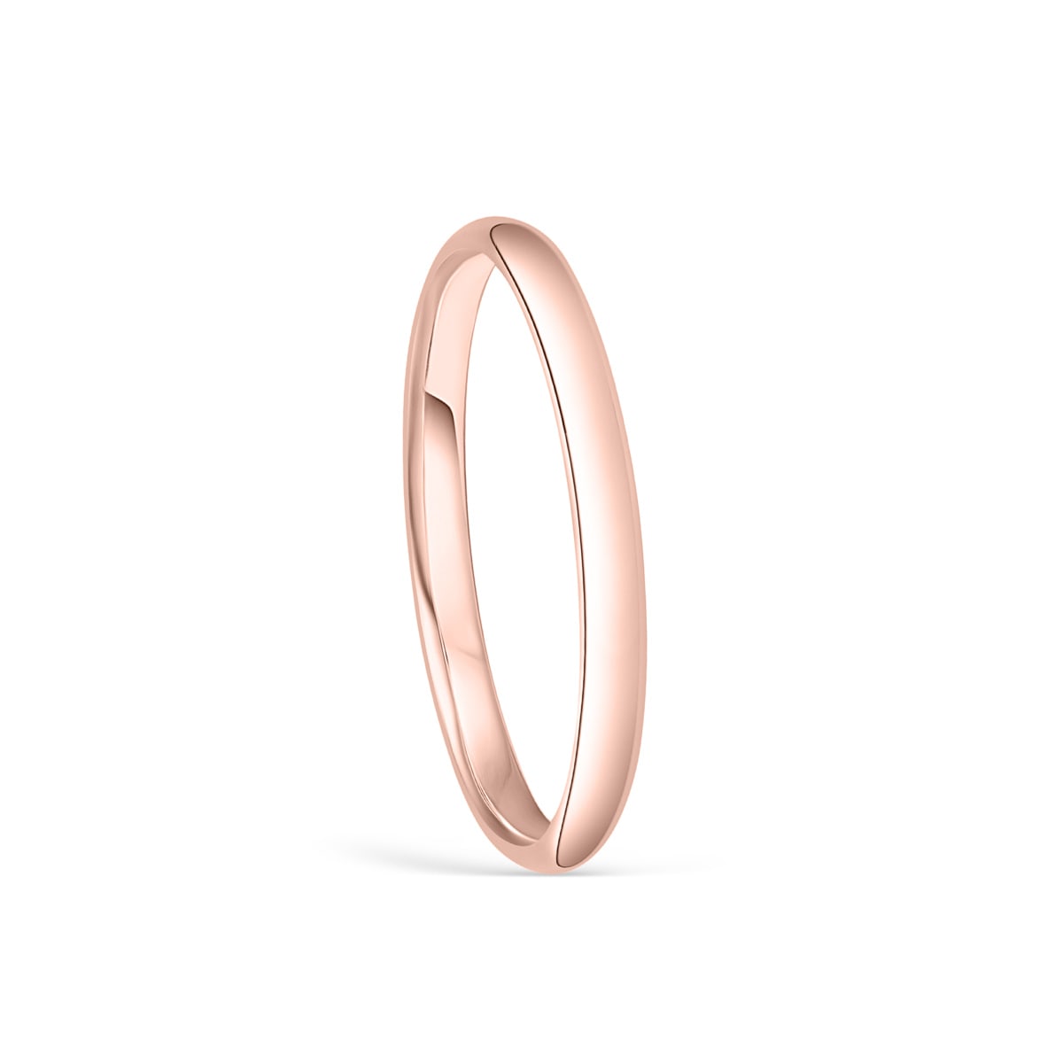 Stunning Women's Plain Metal Wedding Bands 2