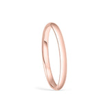 Stunning Women's Plain Metal Wedding Bands 2