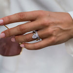 Oval Cut Solitaire Style  Cubic Zirconia in 925 Sterling Silver Ring 7