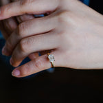 Stunning 1.0 - 2.0 CT Emerald Moissanite Engagement Ring with Solitaire Design 4