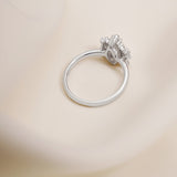 Stunning 1.0 - 2.0 CT Marquise Moissanite Engagement Ring with Cluster Design 8