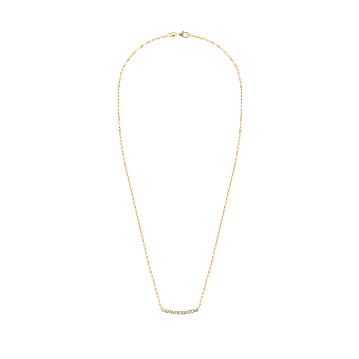 1.32 TCW Round April Diamond Lab Made Diamond- April Birthstone Necklace 5