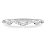 Stunning 0.20 TCW Round Moissanite Stones Wedding Bands 1
