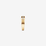 0.15 TCW Round Moissanite Channel Men's Wedding Band in Solid Gold 1