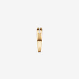 0.15 TCW Round Moissanite Channel Men's Wedding Band in Solid Gold 1