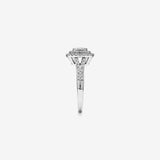 Stunning 0.65 CT Round Moissanite Engagement Ring with Cathedral Design 3