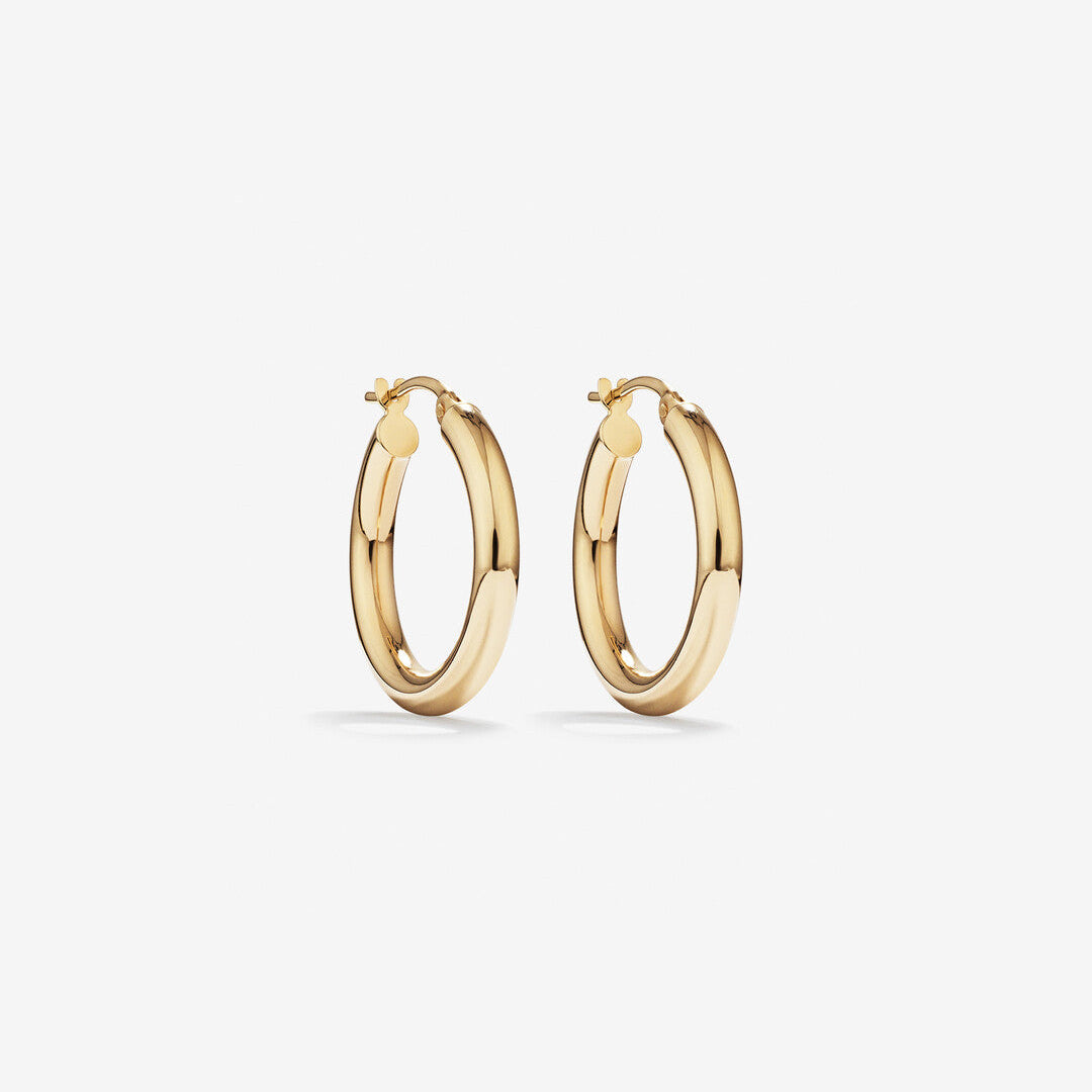 Round Cut Cubic Zirconia in 925 Sterling Silver Earrings 1