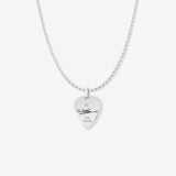 Round Cut Cubic Zirconia in 925 Sterling Silver Necklace 1