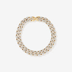 Round Cut Cubic Zirconia in 925 Sterling Silver Bracelet 1