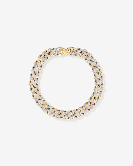 Round Cut Cubic Zirconia in 925 Sterling Silver Bracelet 1