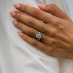 Oval Cut Solitaire Style  Cubic Zirconia in 925 Sterling Silver Ring 1