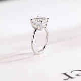 Stunning 1.0 - 2.0 CT Cushion Moissanite Engagement Ring With Solitaire Design 5