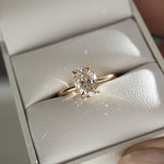 Stunning 1 CT Oval Moissanite Engagement Ring with Solitaire Design 7
