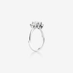 Stunning 1.30 CT Emerald Moissanite Engagement Ring with Three Stones Design 3