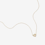 Round Cut Cubic Zirconia in 925 Sterling Silver Necklace 2