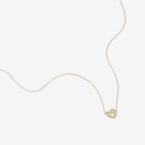 Round Cut Cubic Zirconia in 925 Sterling Silver Necklace 2