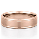 Classic Comfort Fit Wedding Band for Men's in Solid Gold 5