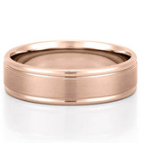 Classic Comfort Fit Wedding Band for Men's in Solid Gold 5