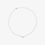 Round Cut Cubic Zirconia in 925 Sterling Silver Necklace 3