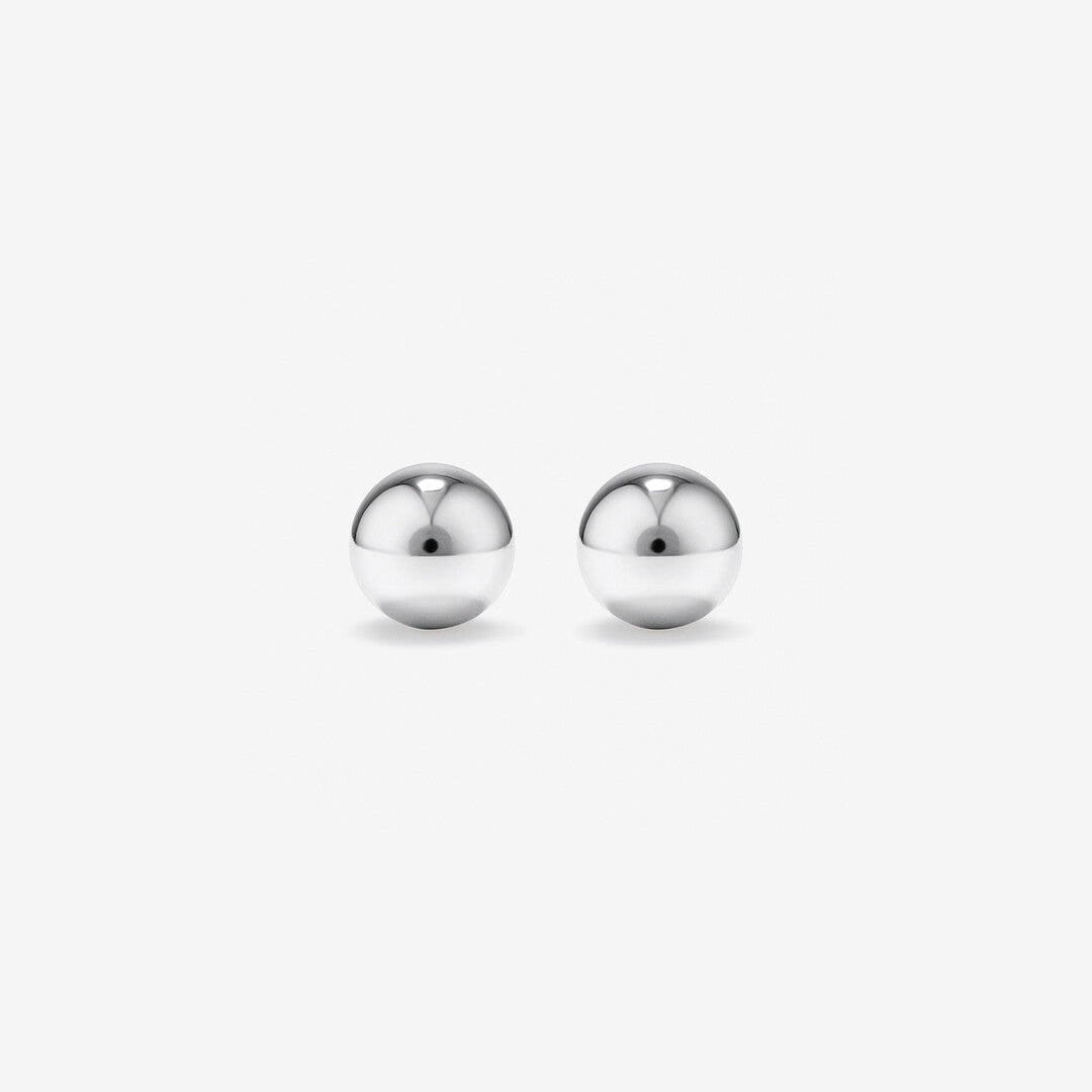 Round Cut Cubic Zirconia in 925 Sterling Silver Earrings 2