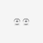 Round Cut Cubic Zirconia in 925 Sterling Silver Earrings 2