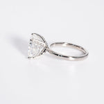 Stunning 4.50 CT Cushion Moissanite Engagement Ring with Solitaire Design 4