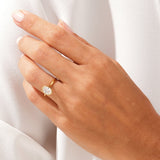 Stunning 1.0-2.0 CT Oval Moissanite Engagement Ring with Bezel Design 7